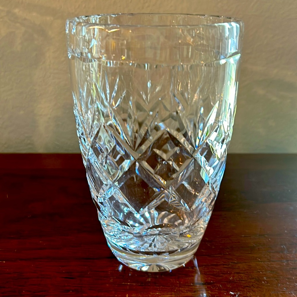 Webb Corbett Crystal Vase